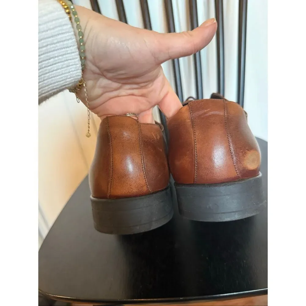 Massimo Matteo Firenze brown leather dress shoes size 11